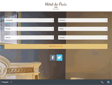 Tablet Screenshot of hotelcentrerouen.com